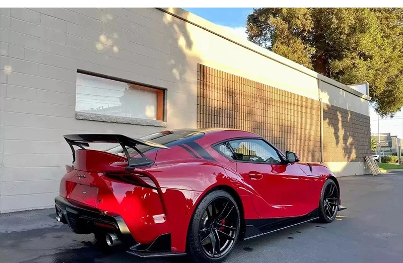 

Suitable For Toyota Supra Bull Demon King A90 A91 Carbon Fiber GT Bracket Tail Car Spoiler