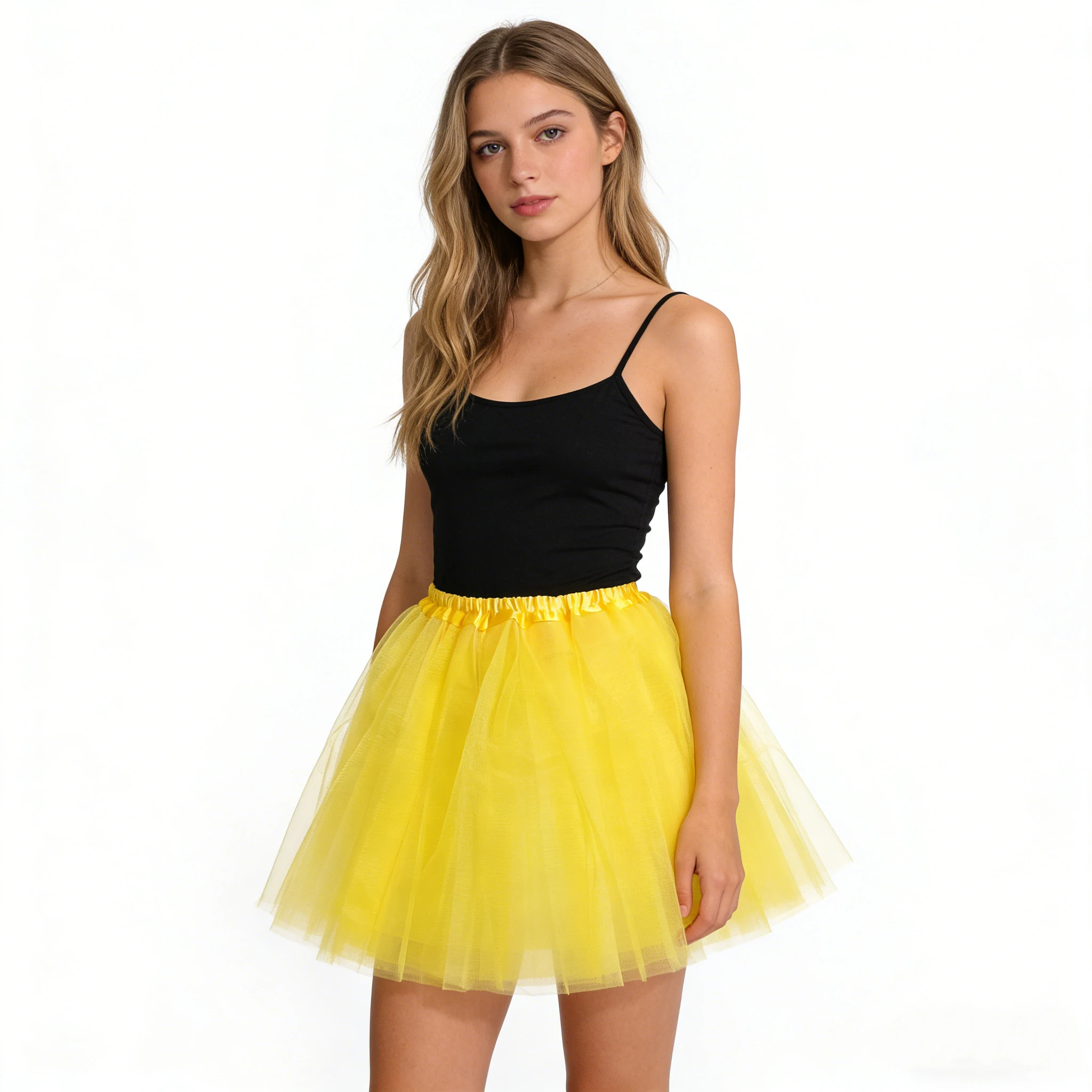 Modischer Tüll-Tutu-Rock für Erwachsene mit elastischem Bund, Ballett-Tutu, perfekt für Party-Cosplay – Detail 1