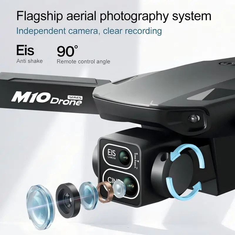 Professional M10 Drone 8K HD Brushless Motor Camera FPV Remote Control UAV Quadcopters Four Rotor Helicopter Toys For Beginners