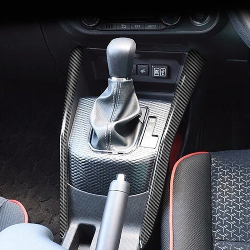 A67K-Car Center Control Panel Armrest Decoration Cover Center Console Armrest Trim Sequins Suitable For Toyota Raize 2020