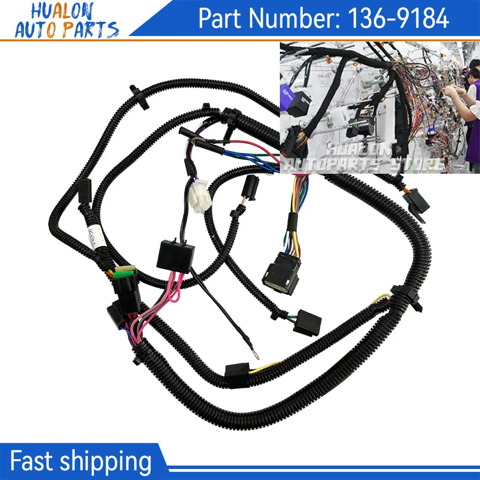 

136-9184 121-5652 Жгут проводов для газонокосилки Toro TimeCutter Quest серии E для Exmark Quest E-Series 42 50, сменный провод