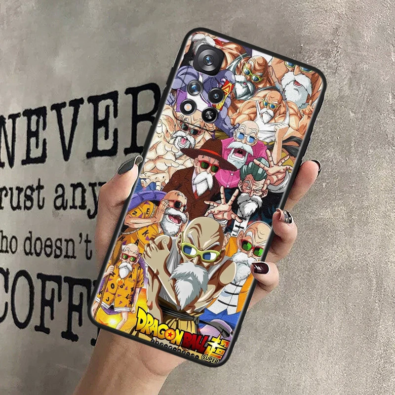 Art Dragons Balls Vegeta For Xiaomi Redmi Note 12 11T 11E 11S 10T 10S Turbo Pro Plus Max Lite Black Soft TPU Phone Case