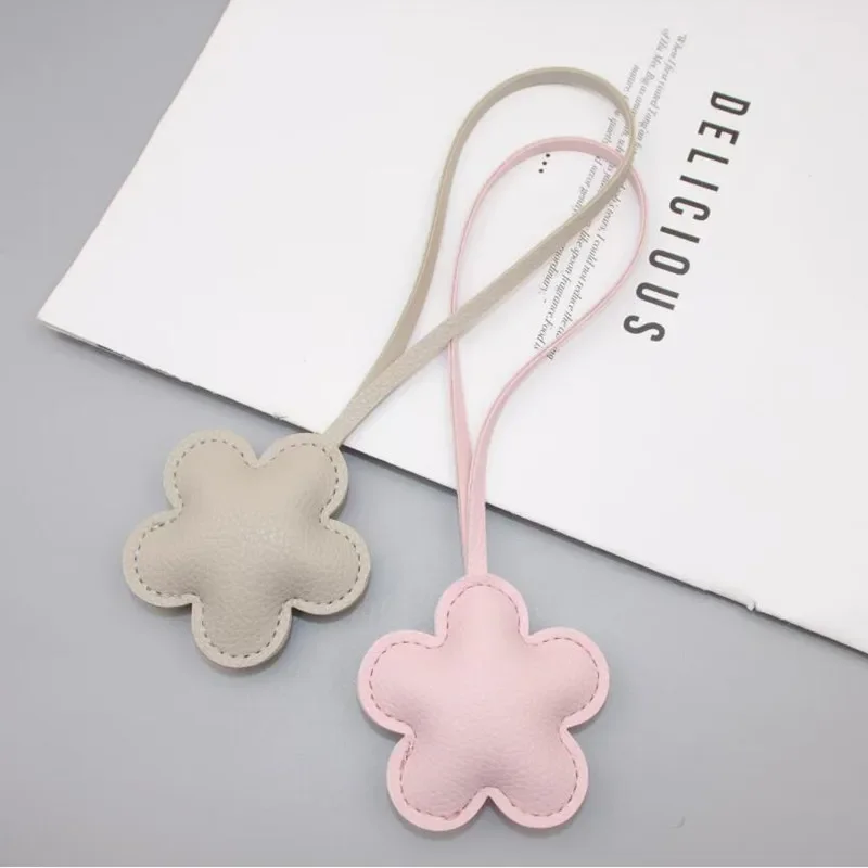 Flower bag pendant,PU Leather Keychain, Valentine's Day, Mother's Day, Various Colors Of Flower Bud Pendant image 6