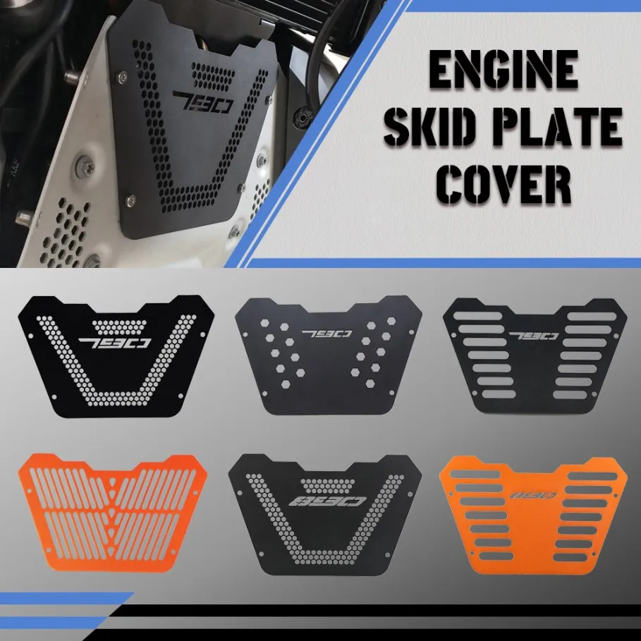 

Motorcycle Accessories For 890 790 Adventure S R 2019-2023 2022 Skid Plate Engine Guard Chassis protector Cover Crap Flap