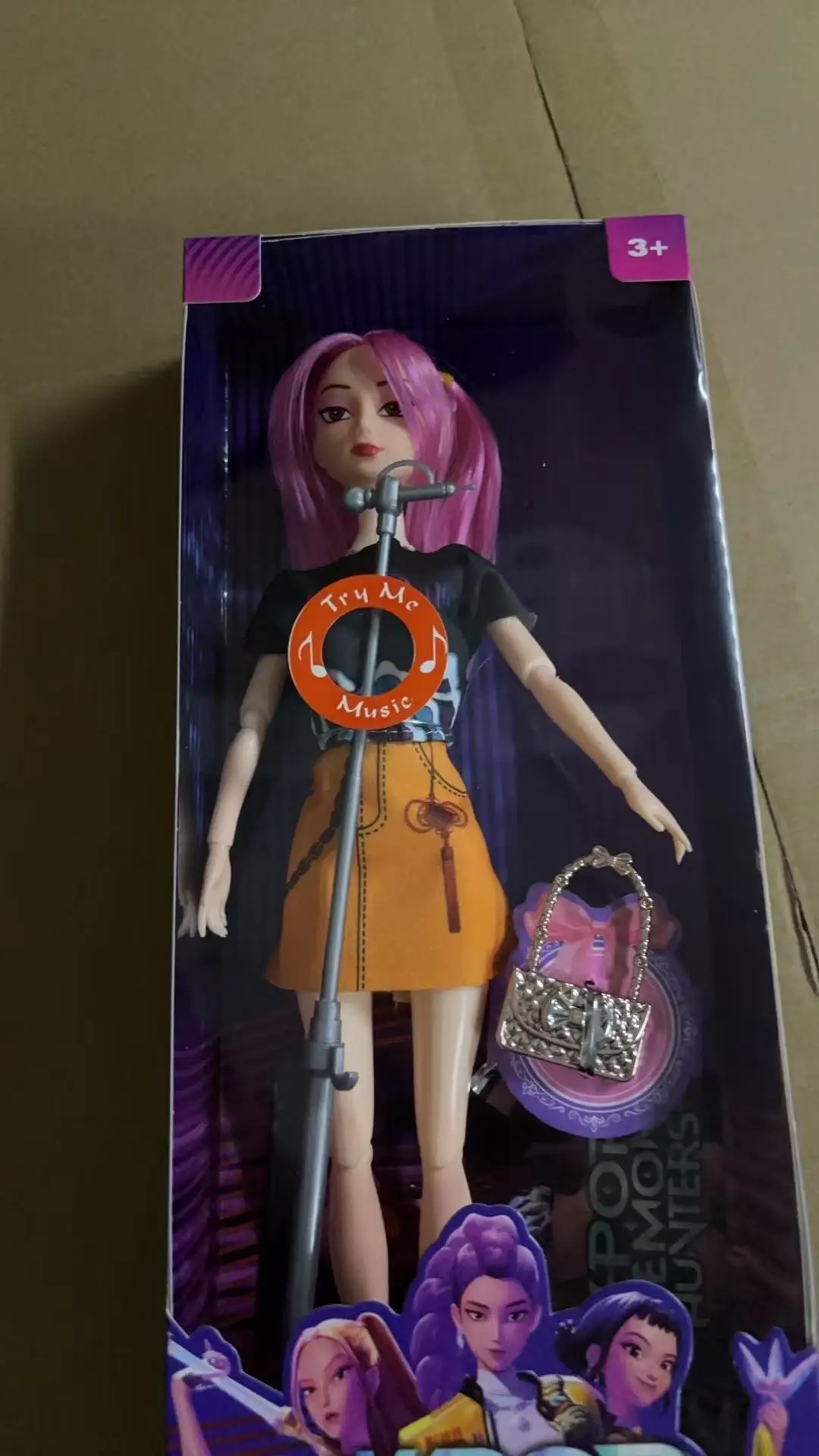 Demon Hunters Dolls Musical Kpop - 3-Pack Rumi Mira Zoey DIY Toys, Collectible Gift for Girls Ages 3+ - Image 6