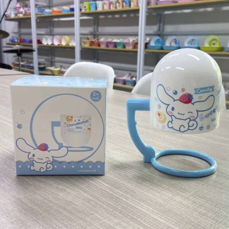Nuova categoria per bambini Sanrio Tazza per risciacquo Hellokitty Kawaii Wash Up Funzione per la scuola materna Ruota la prevenzione delle cadute Tazza per filtro dell'acqua