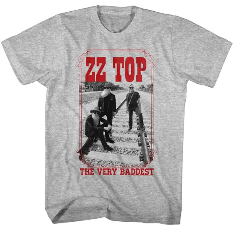 

ZZ Top The Very Baddest Мужская футболка с товаром рок-музыки группы