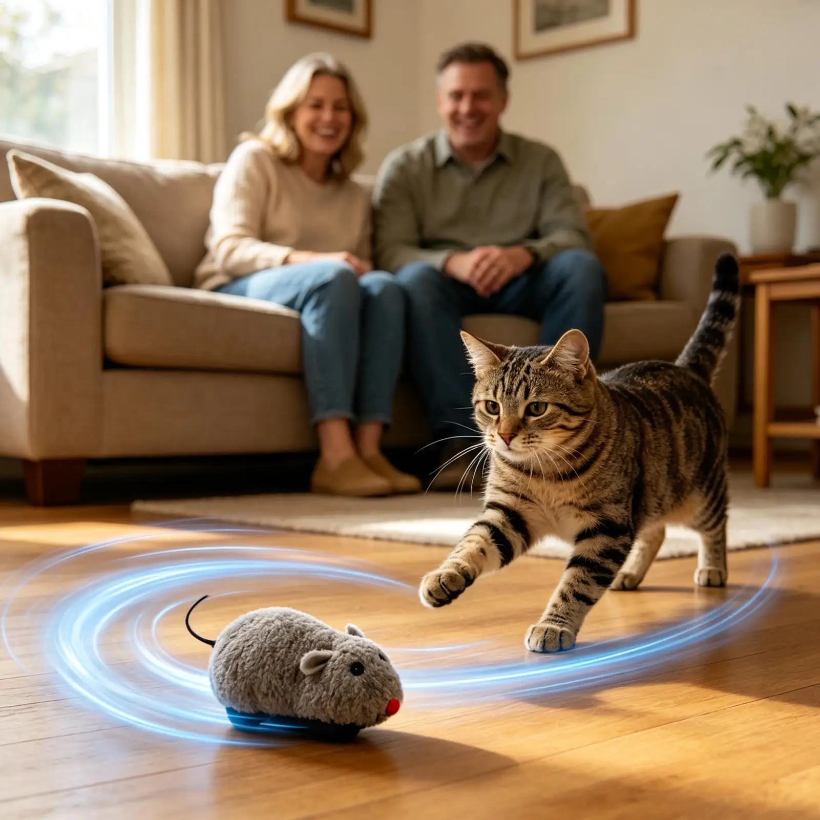 Remote Mouse Cat Toy Plush Realistic Funny Interactive Teaser Remote Control Mouse Toy For Bedroom Pet Shop Balcony Indoor