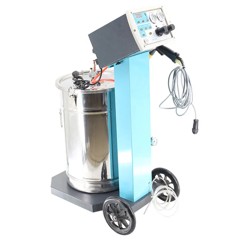 Industrial Powder Spray Intelligent Electrostatic Powder Coating Gun for Spraying Paint Metal Pump 30 Aluminum Provided 220v TT