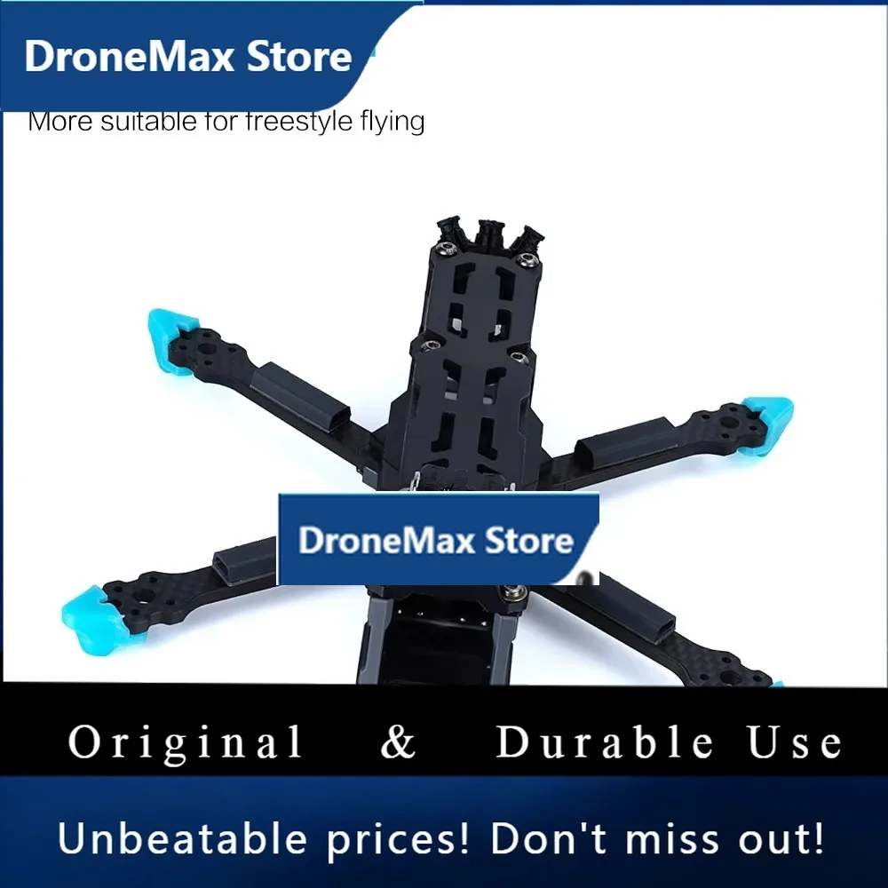 DroMaAxisflying MANTA Squashed-X 3.6inch Carbon Fiber Frame Kit Wheelbase 162mm Suitable For RC Gemfan-3630 Propeller Freestyle