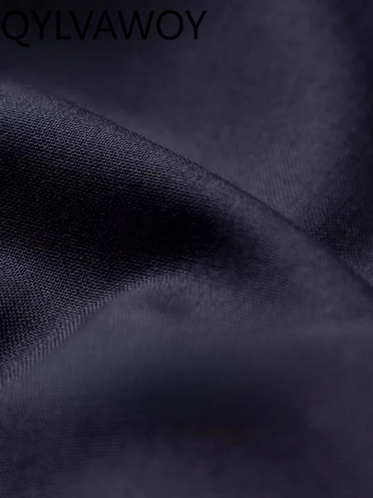 QYLVAWOY 50% ウール メンズ 中年高齢者 ウール & マルベリーシルク 厚手ミッドロングトレンチコート 取り外し可能なフード付きダウンジャケット LJ2083