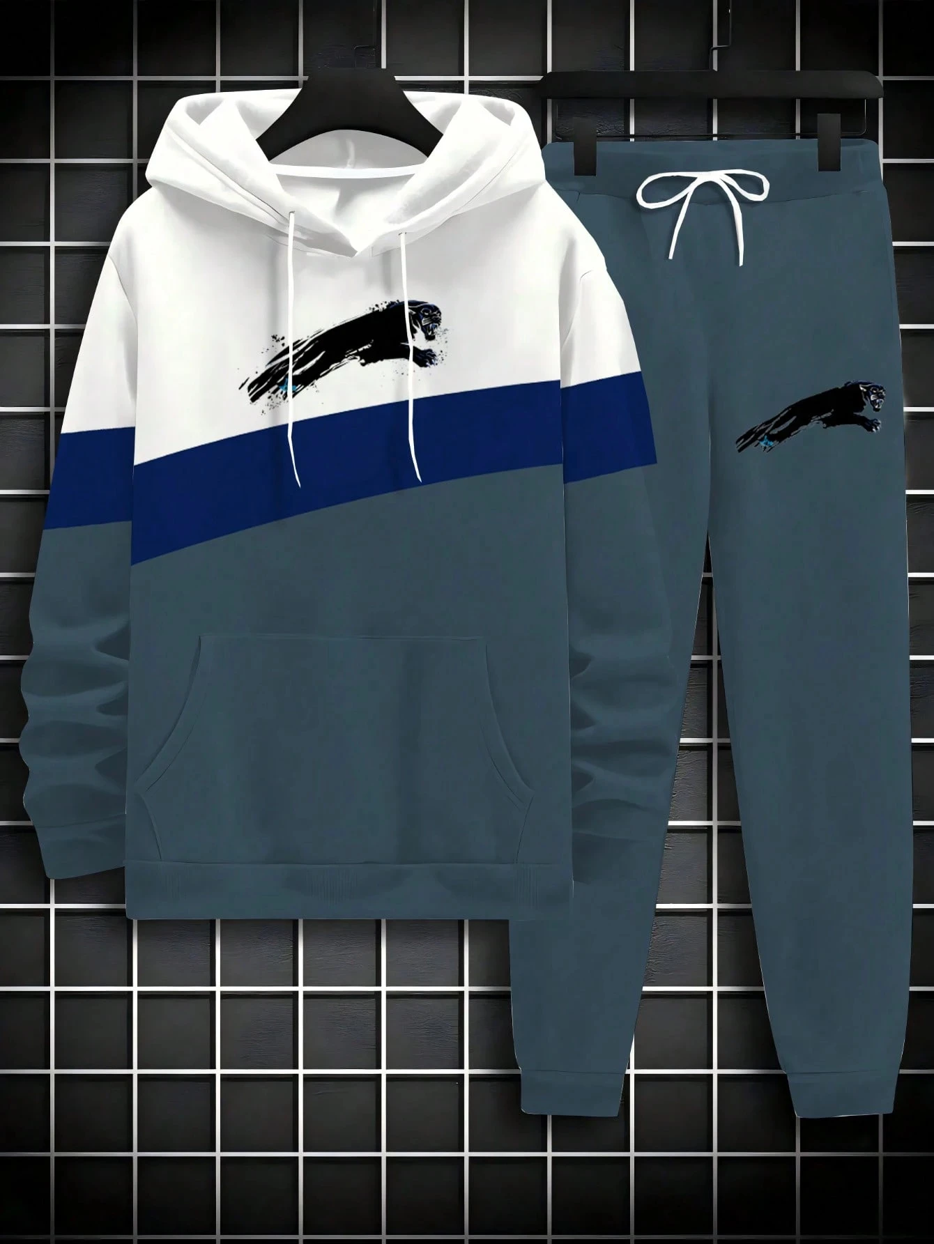 

Классический осенне-зимний мужской спортивный костюм Y2K с 3D-принтом, уличная повседневная уличная модная негабаритная спортивная одежда