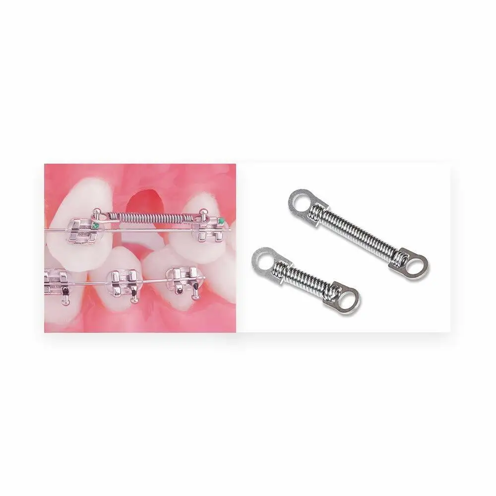 5 Packs Dental Orthodontic NITI Close Spring with Eyelets 010 6mm 10pcs/pack