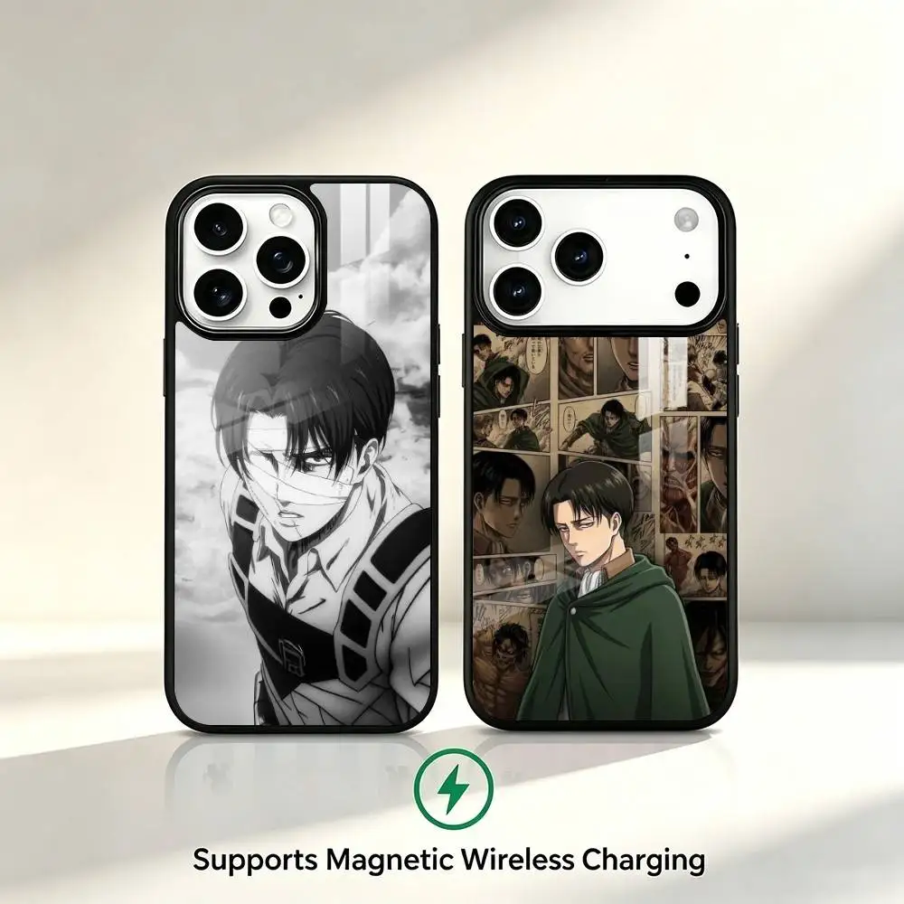 capa-de-telefone-levi-ackerman-attack-on-titan-para-iphone-17-16-15-14-13-12-11-plus-pro-compativel-com-carregamento-magnetico-sem-fio