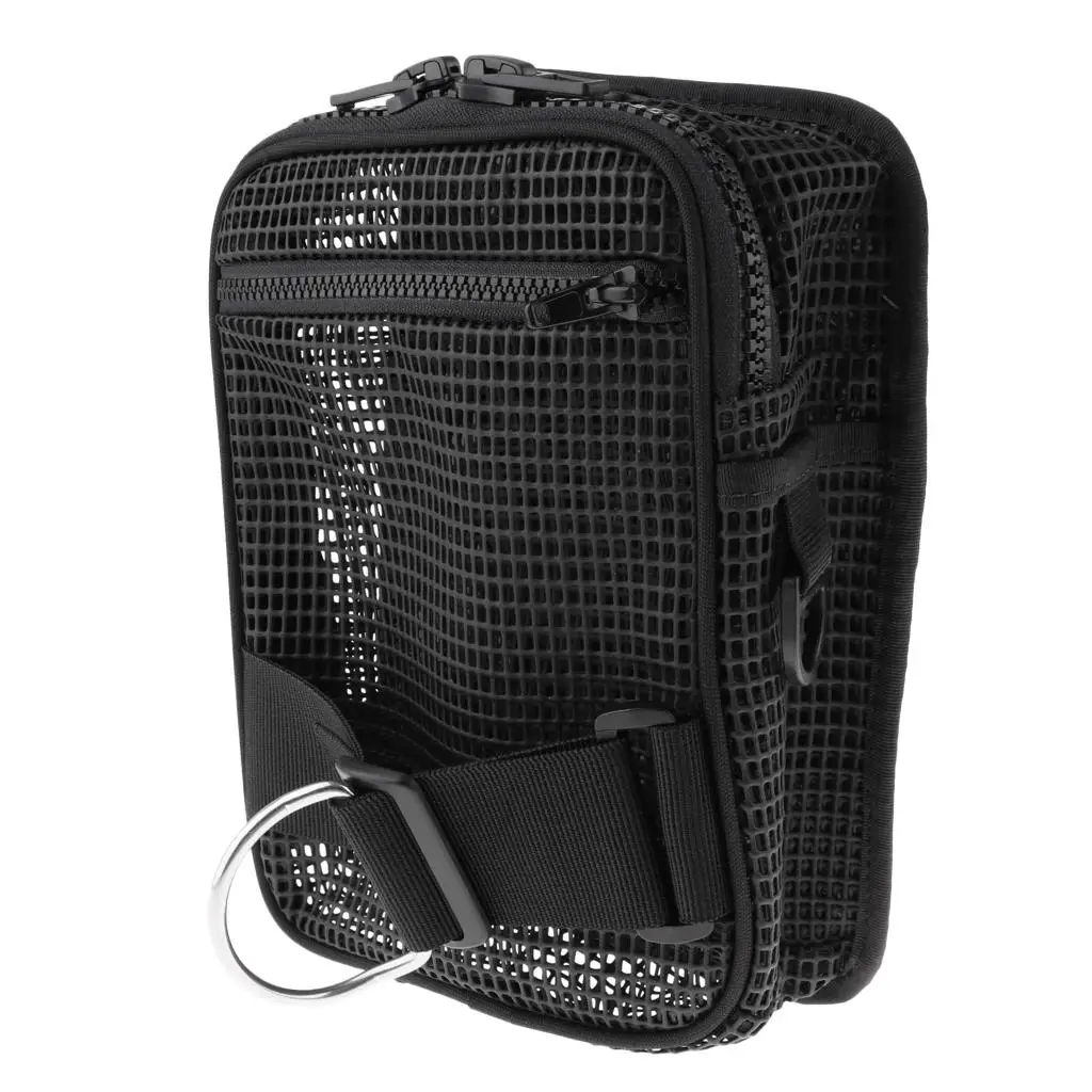 Dive Reel SMB Pocket Zipper Durable Mesh Gear Bag Scuba Diving Accessories Storage for Snorkeling Adventure