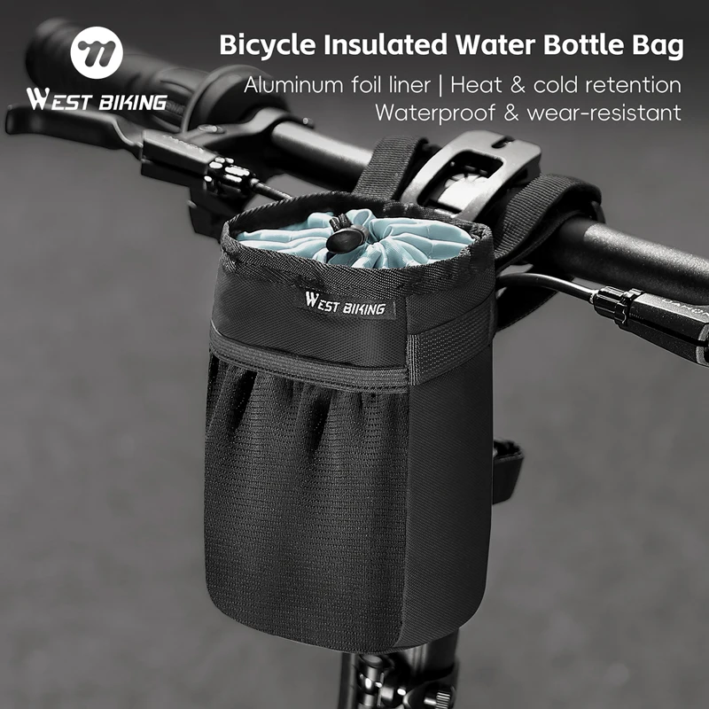 

Сумка-клетка для велосипедной бутылки, быстросъемная водонепроницаемая изоляционная сумка на руль для MTB, дорожная сумка-переноска для велосипеда, аксессуары для велоспорта