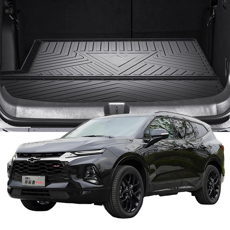 Upgrade TPE Car Rear Trunk Mats Storage Pads Cargo Tray Dustproof Waterproof Protecion Cushion For Chevrolet BLAZER 2020-2024