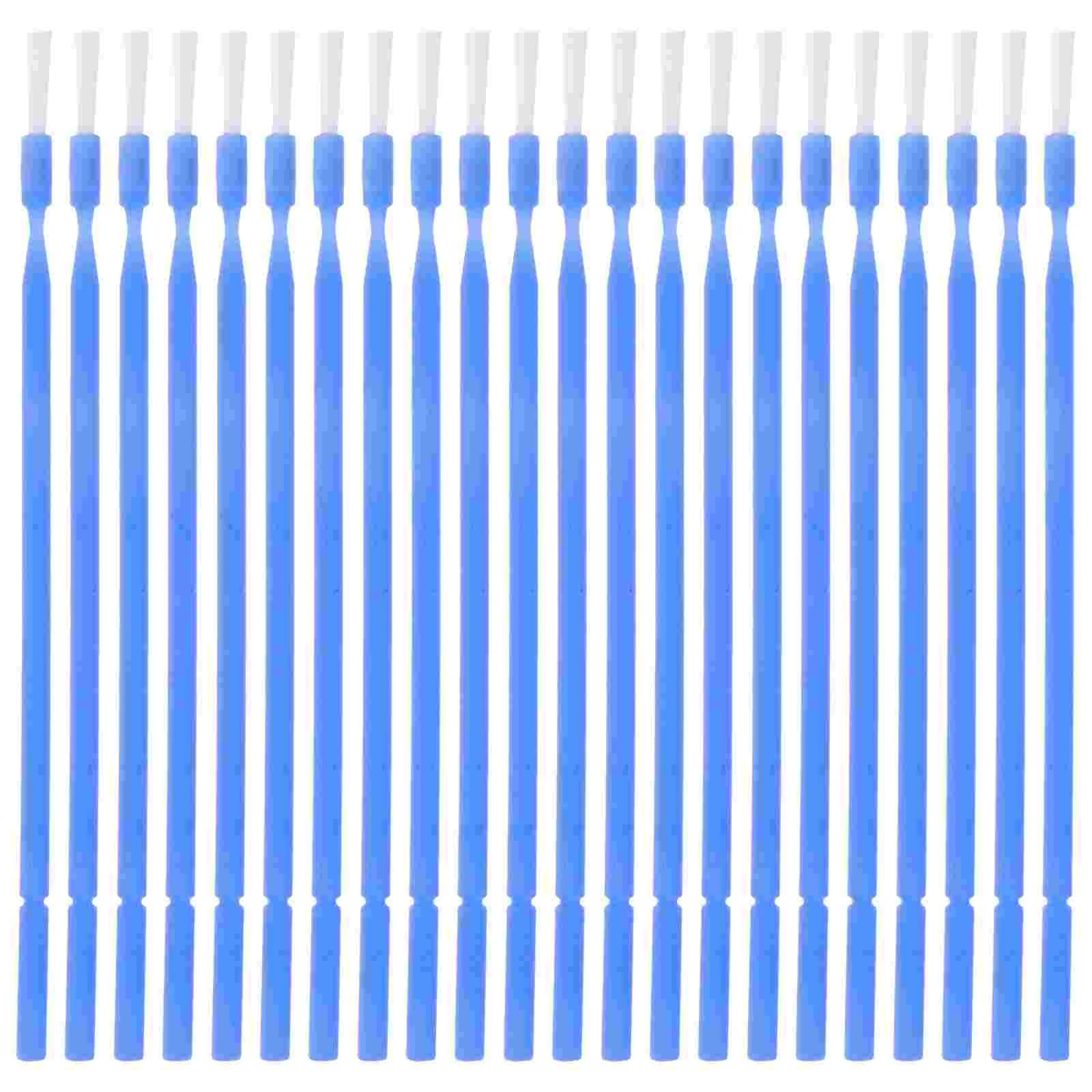 100 Uds cepillo aplicador de fluoruro de dientes Dental para herramientas de microdientes pestañas pequeñas