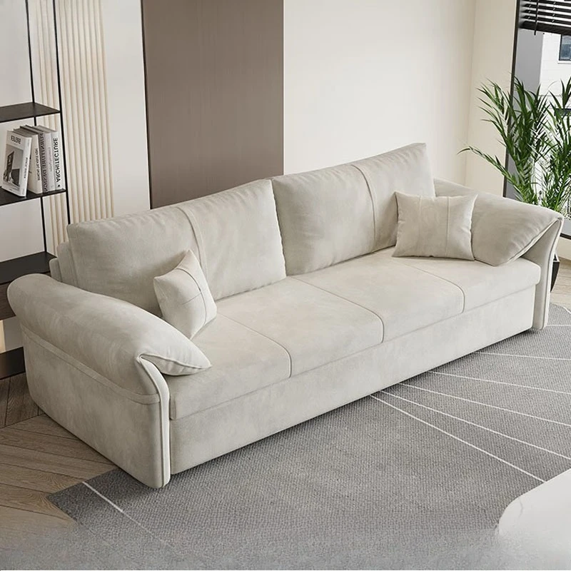 

Utility sofa dual-purpose folding small apartment living room multi-functional sand