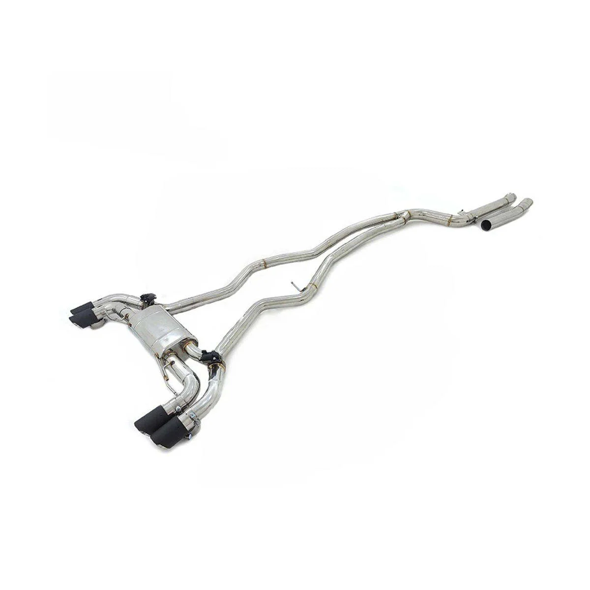 

304 Stainless Steel Mid-Tail with Valvetronic Valve, Compatible with BMW G20 M240i/M340i, G22 M440i/G21/G42 B58 3.0T Exhaust