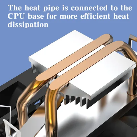 Процессорный воздушный кулер X79 X99 3Pin/4Pin PWM процессорный вентилятор охлаждения для Intel LGA 1366 1151 1155 1200 1700 2011 AMD AM3 AM4 AM5 топ 8 кулер для процессора 1151 - №3