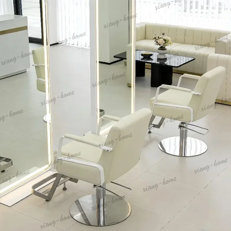 LSRolling Shop Barber Chair Professional Mirror Lash Barbershop Barber Chair Esthetician Hairstylist Stuhl Beauty Salon Furnitur 4