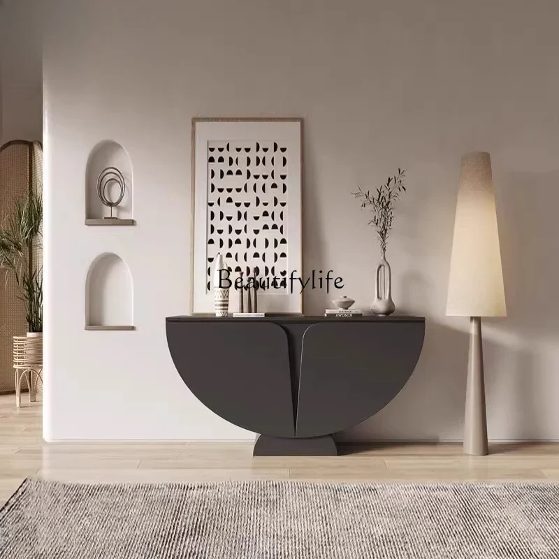 

44-*Italian Nordic design personalized creative desk entry door entrance entrance storage cabinet