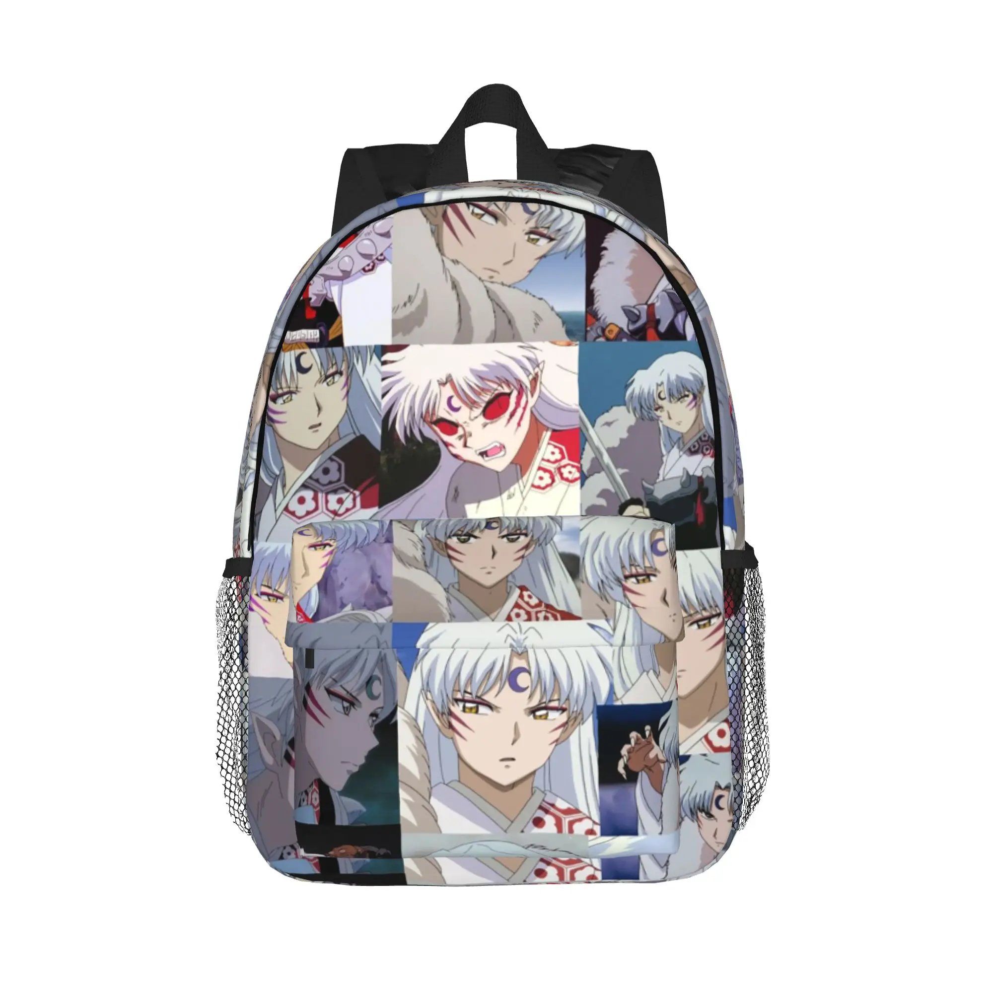 Manga Kimono Inuyasha Sesshomaru Backpack Hot Sale Daypack Large Capacity Boy Girl BookBag Shoulder Bag for Men Women School Bag