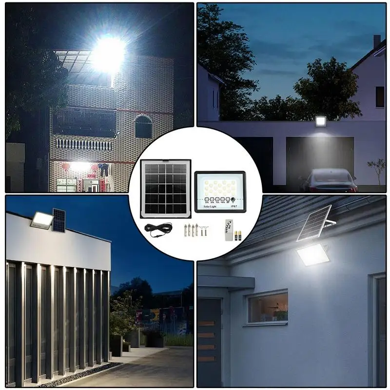 Buitenverlichting Led Solar Security Lights Zonne-Energie Sensorverlichting Decoratie Voor Parkeerplaats Voordeur Tuin