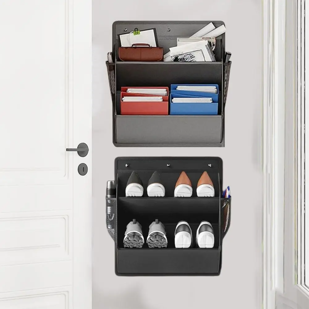 

Large Capacity Hanging Shoe Storage Bag Anti-Scratch Saving Space Door Shoe Rack with Large Deep Pockets Wall-Mounted Shoe Rack