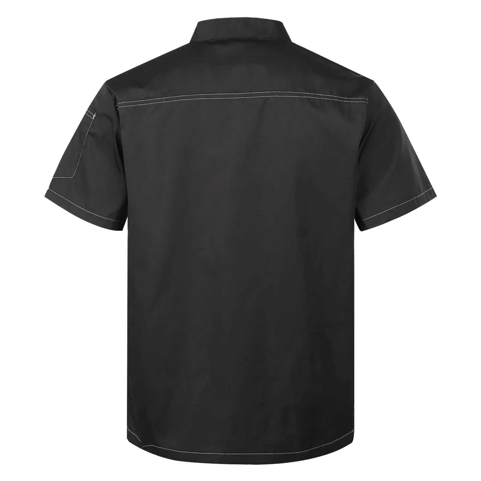 Uniforme de Chef de cocina Unisex para hombre y mujer, camisa de manga corta/larga, chaqueta de Chef, Hotel, restaurante, cantina, cafetería, tienda, ropa de trabajo