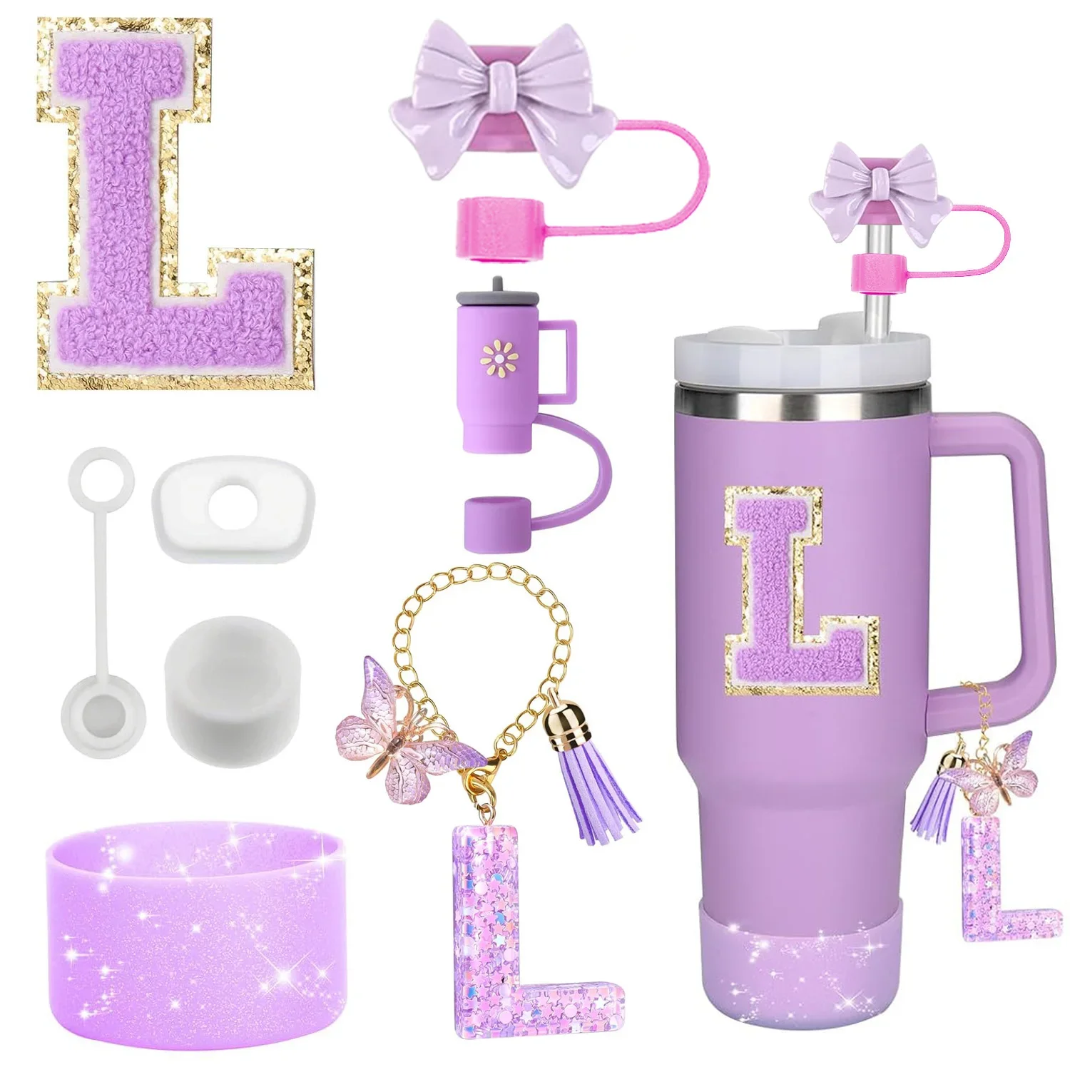 L-Purple-8pcs