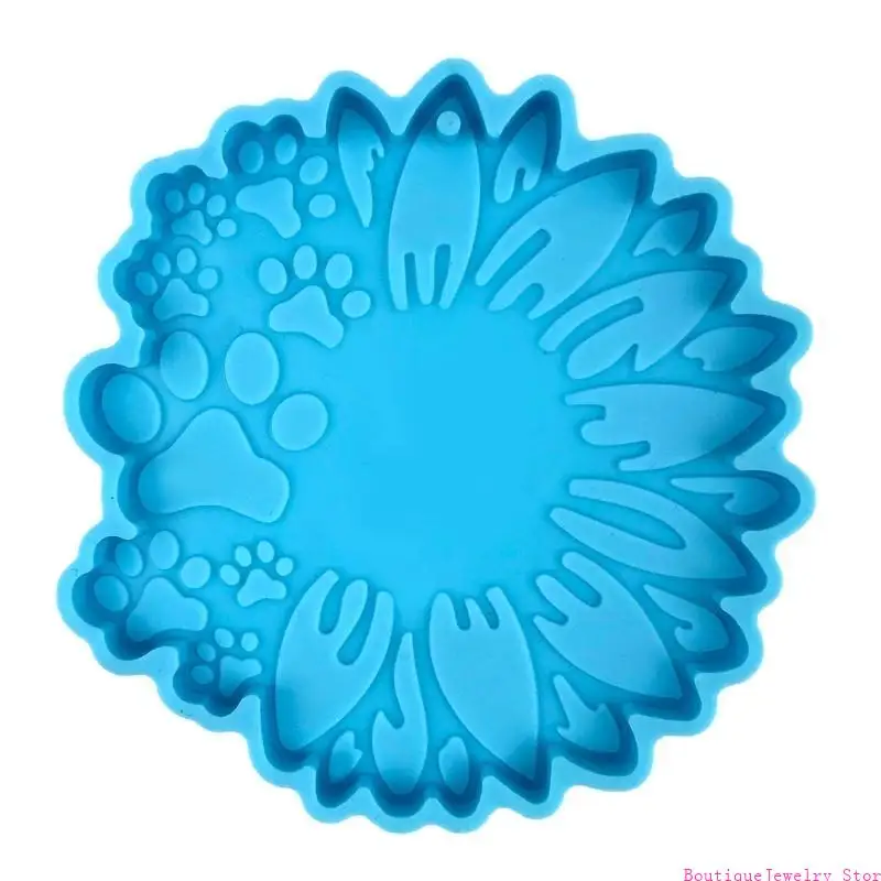 E1PE Diy Epoxy Dog Claw for Key Pendant Backpack Decorative Silicone Mould