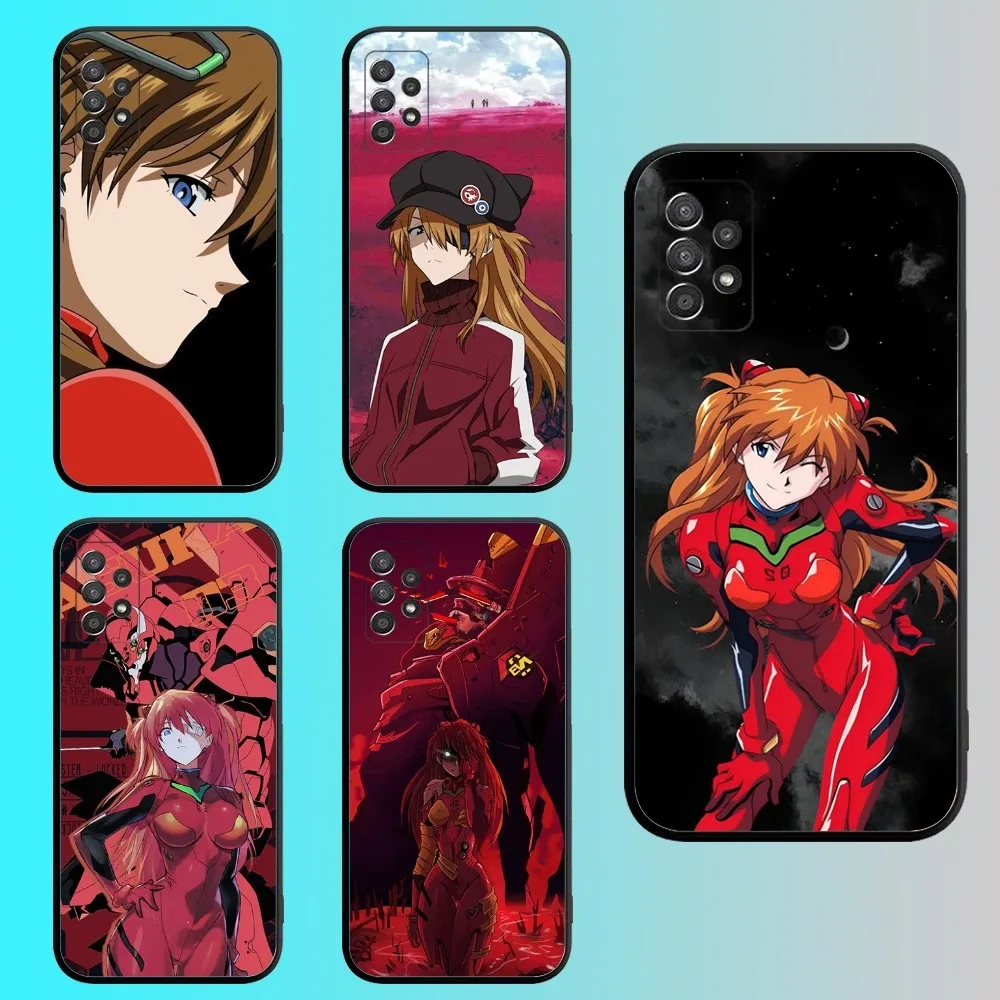 A-AsukaS Anime S-Soryu Phone Case For Samsung S 25,24,21,22,23,30,20,Ultra,Plus,Fe,Lite,Note,10,9,5G Black Soft