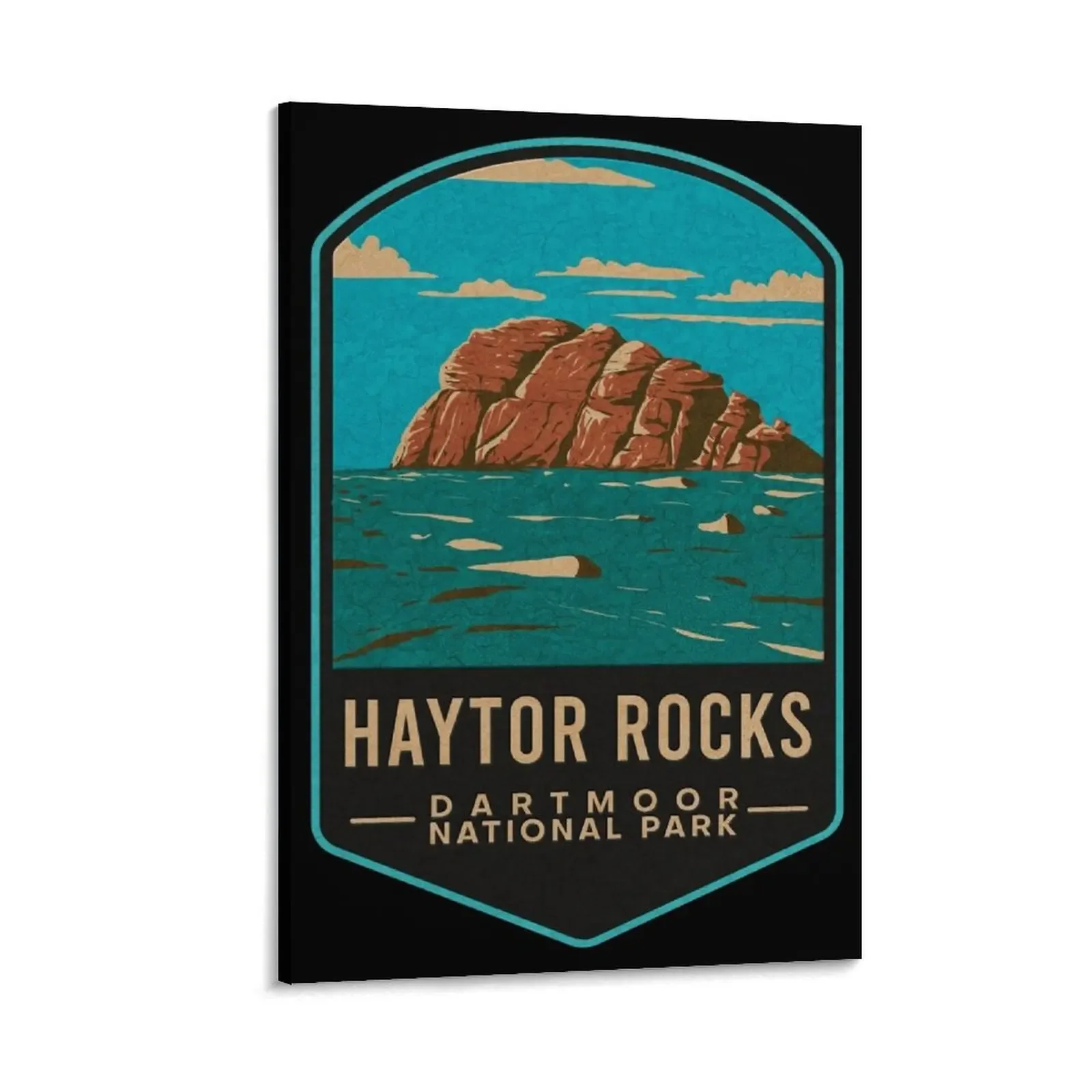 

Haytor Rocks Dartmoor National Park Canvas Painting decorative items for home room decoration Decorative painting for bedroom