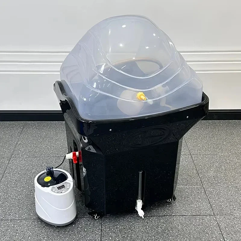 Abnehmbares Waschbecken mit Wassertank, japanischem Kopf, Spa-Bett, tragbares Shampoo-Becken