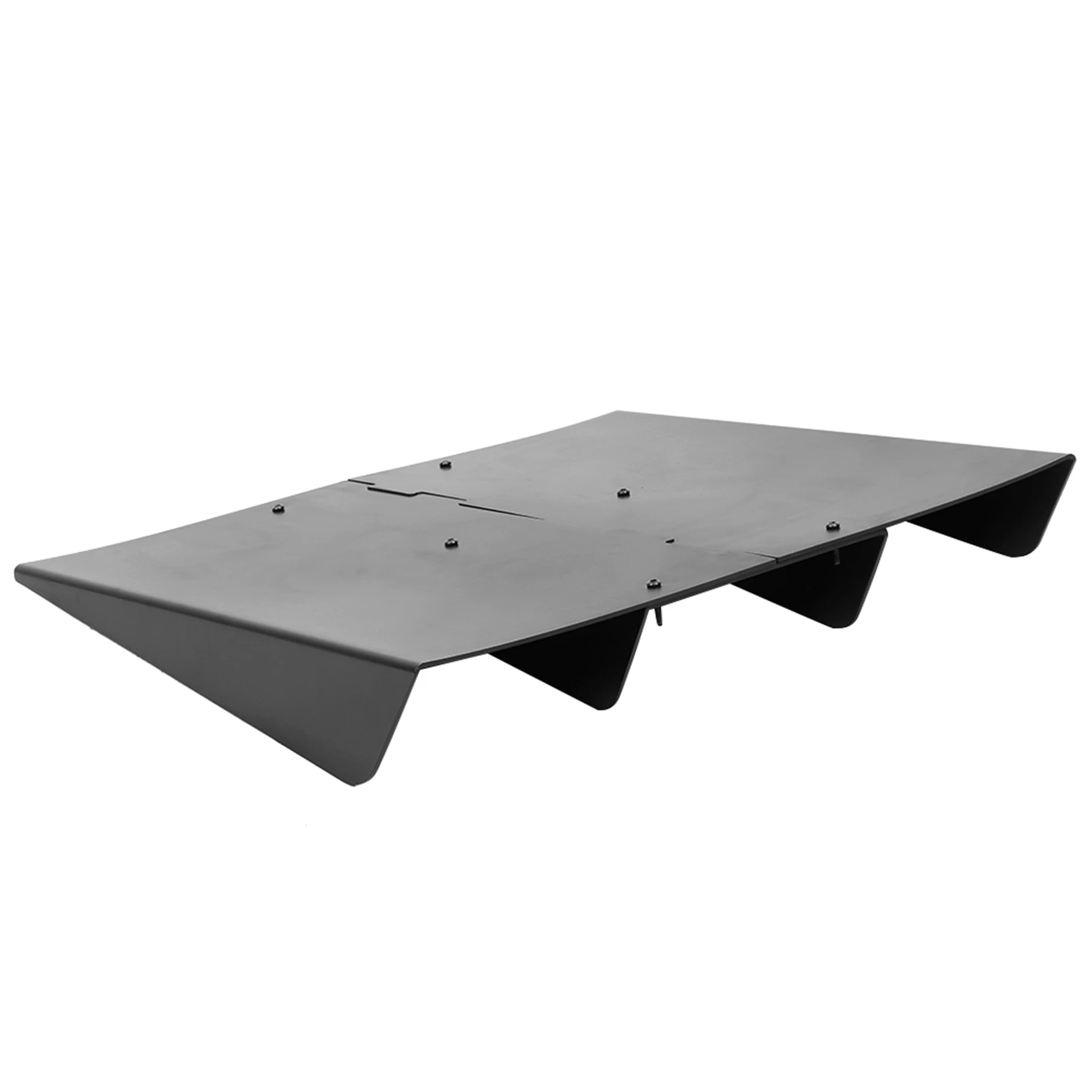 Car Accessory Car Rear Splitters Rear Bumper Diffuser 4 Fins Spoiler Protector Universal Parts Fit for  Rear Bumper Spoiler