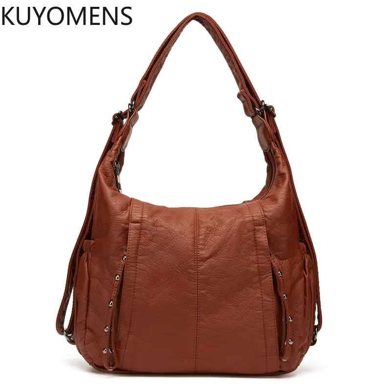 

Designer Women Shoulder Bag Large Capacity Crossbody Bag 2023 Casual Soft Leather Handbags mochilas para mujer