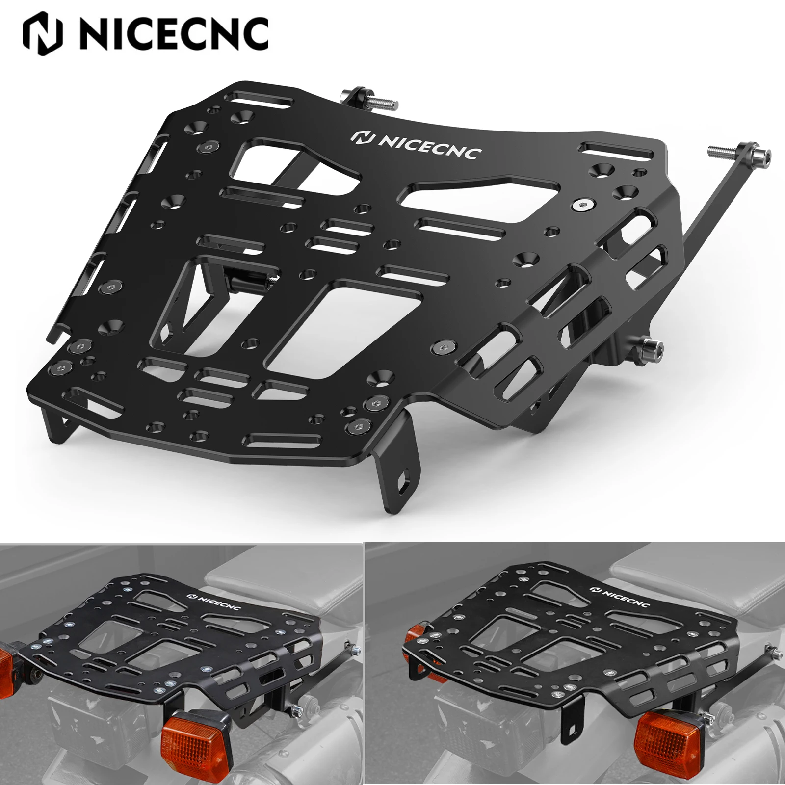 

NICECNC Rear Luggage Rack For Suzuki DR650 S SE 1996-2025 DR650SE DR650S 2025 2024 2023 2022 2021 2020 2019 2018 2017 2016
