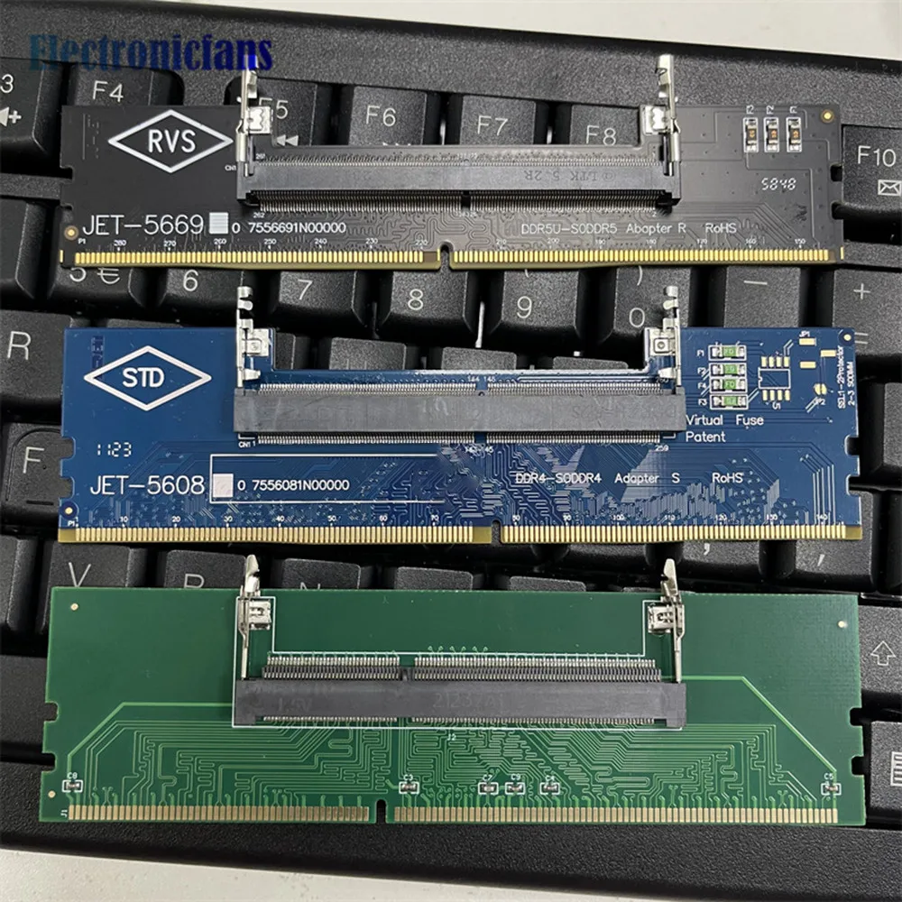 DDR3 DDR4 DDR5 Laptop to Desktop Memory Adapter Card SO-DIMM To PC DIMM Card DDR3 DDR4 DDR5 Memory RAM Connector Adapter