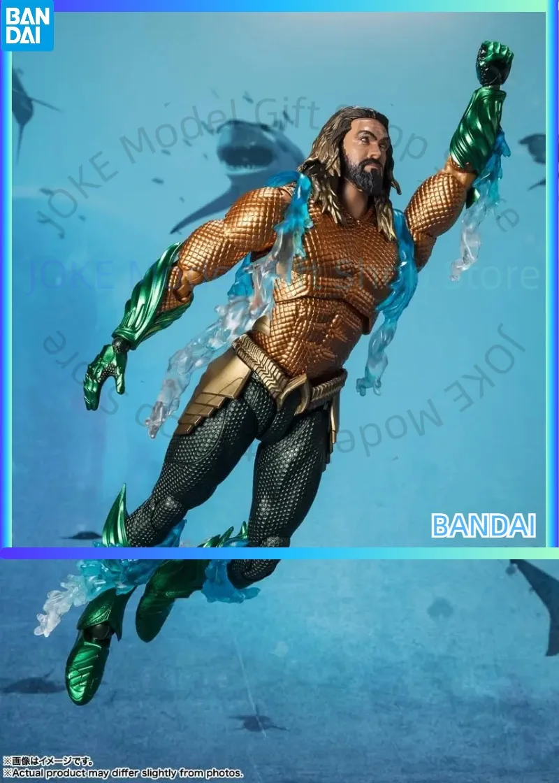 

Bandai in Stock Original S.H.Figuarts Anime Figure AQUAMAN and The Lost Kingdom Action Figures PVC Collectible Model Toy for Kid