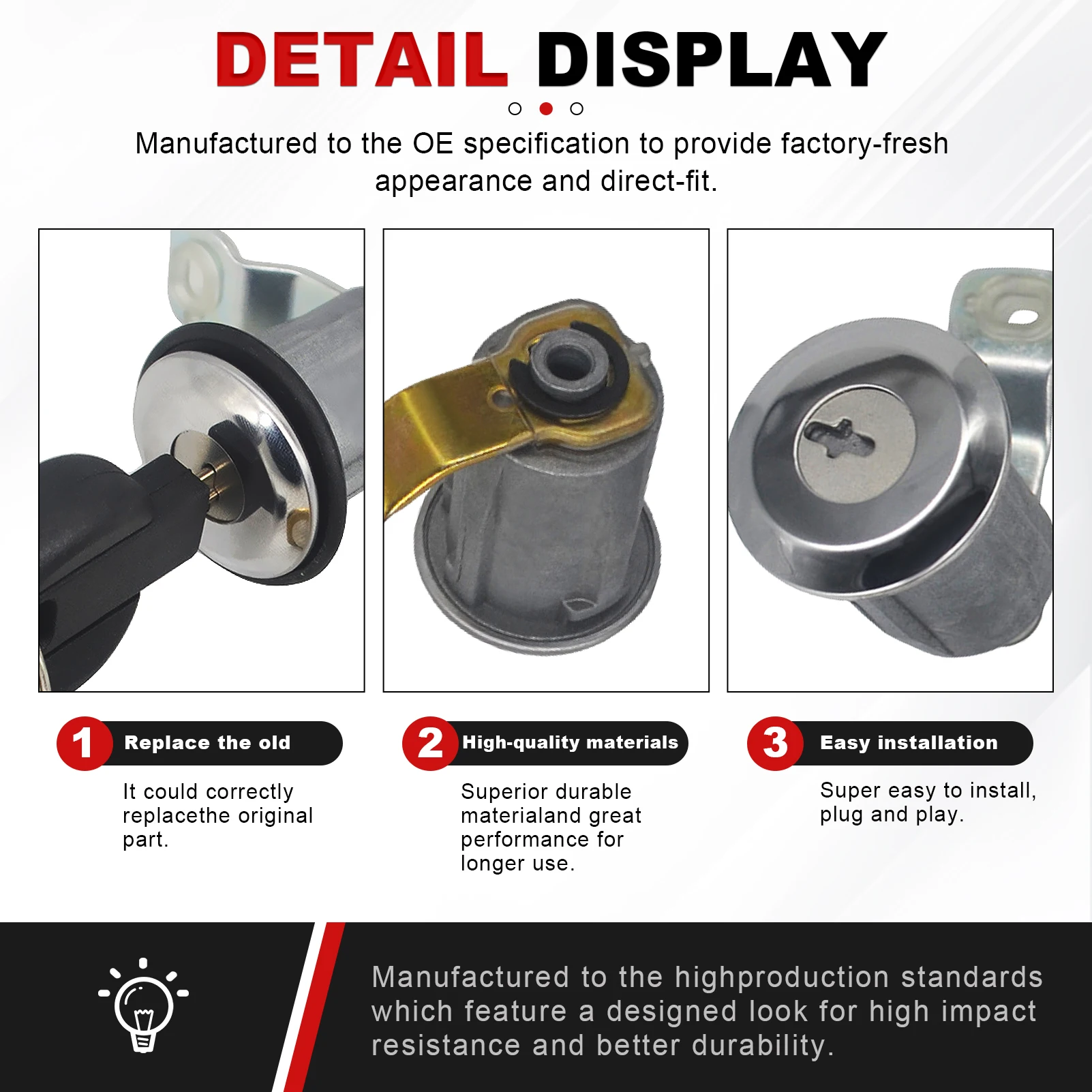 2 Kit Door Lock Cylinder with Keys For Citroen Berlingo Xsara Picasso Peugeot 9170G3 252522