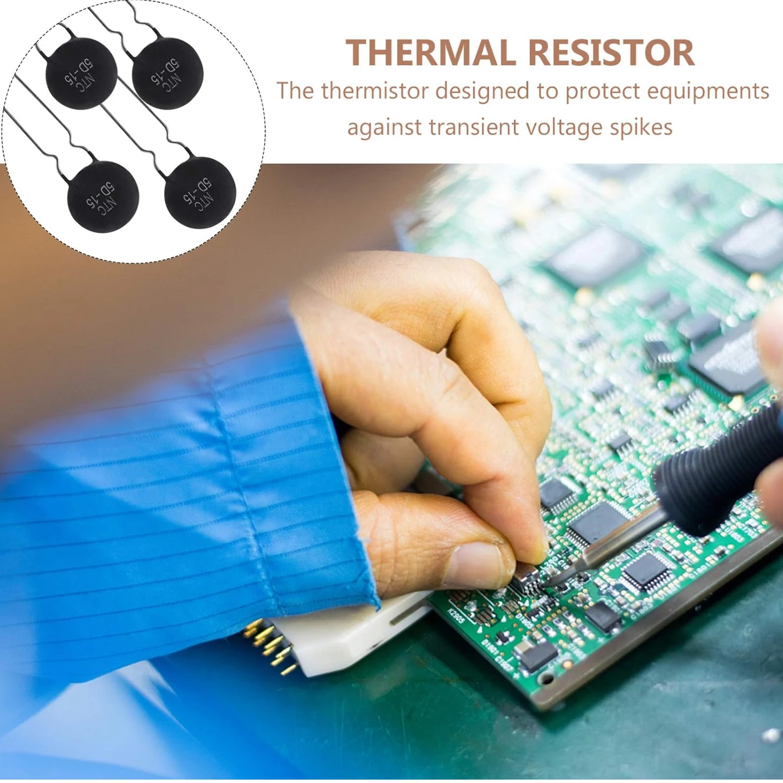 Resistore termico 20 pezzi NTC 3D 5D 8D 10D 20D 22D 15D 47D 100D 150D 3D-9-150D-15