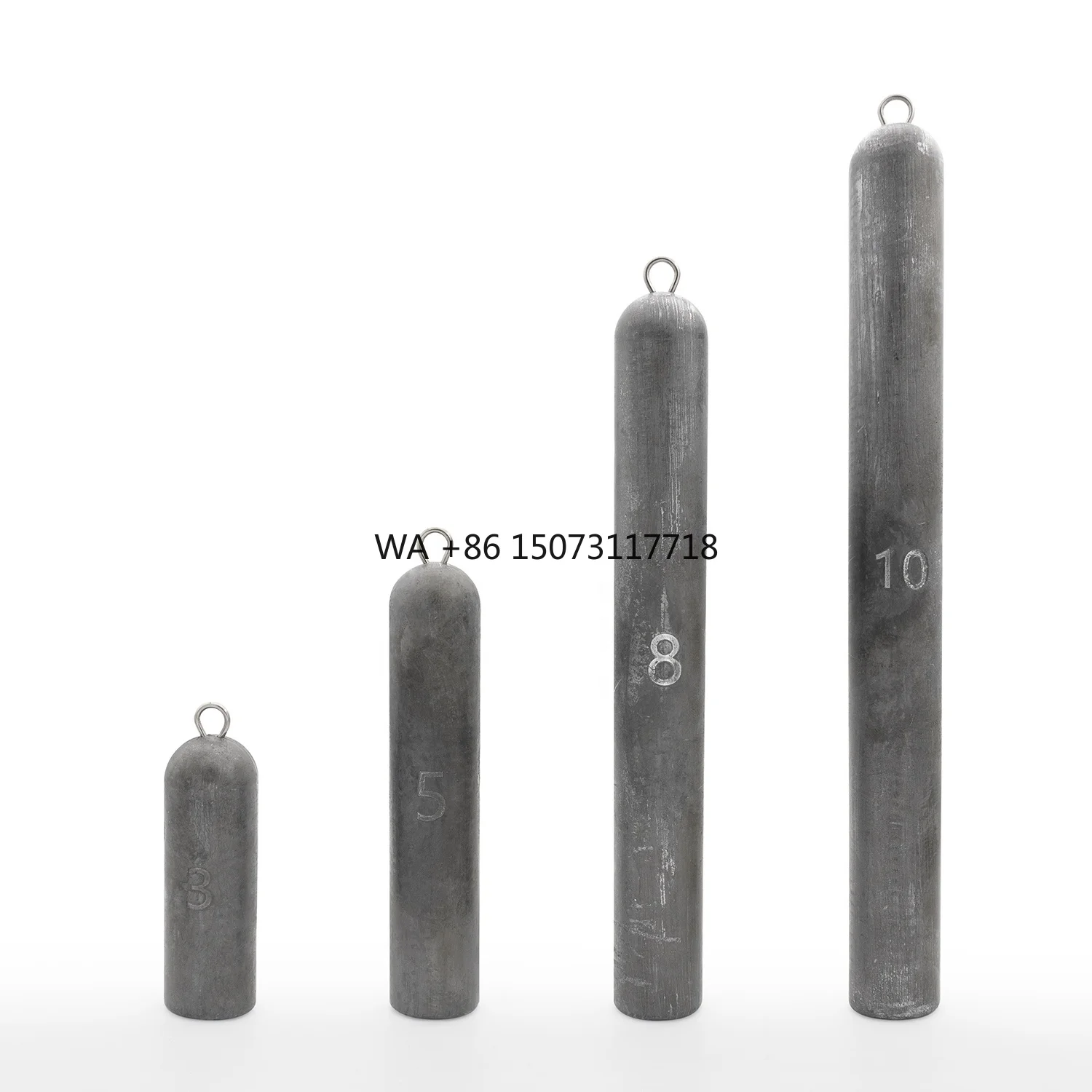 

Deep Drop Weights 3lb to 15lb Lead Swordfish Sinker for Deep Water Fishing with Stainless Steel Ring