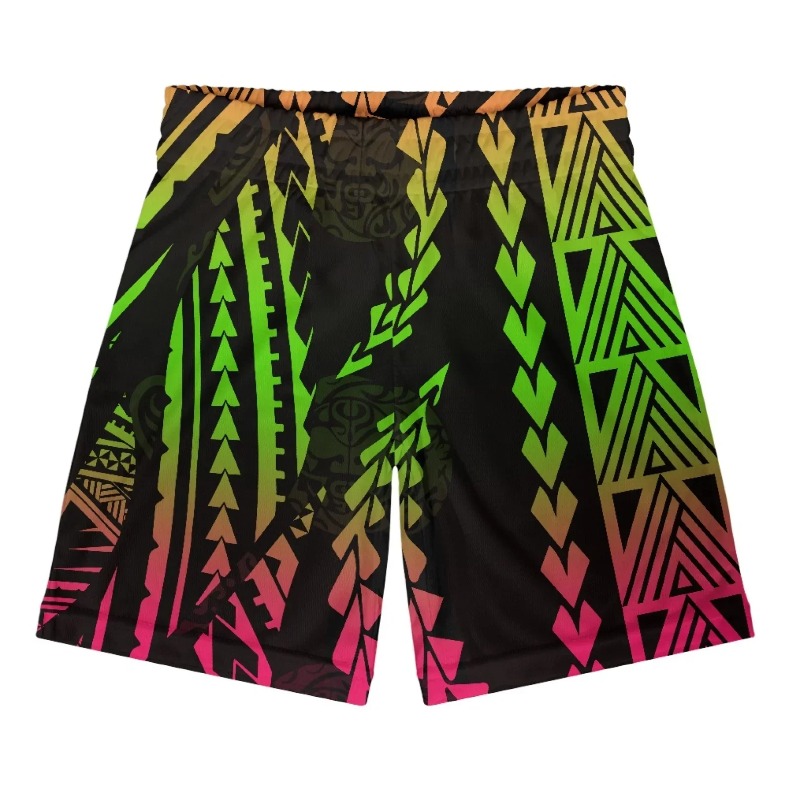 Polynesian Tribal Fijian Totem Tattoo Fiji Prints Summer High Quality Men\'s Casual Beach Shorts Brand Shorts Basketball Shorts