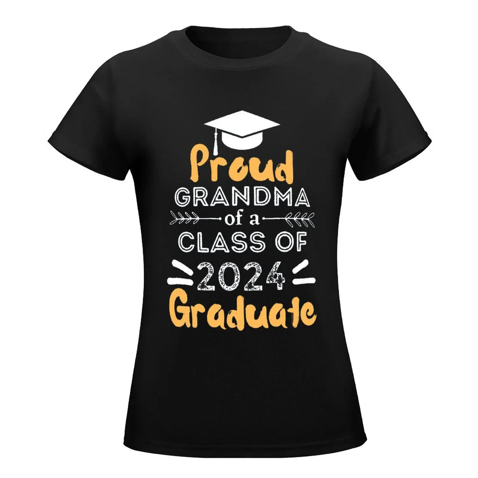 Crewneck Teachers' Day Proud Grandma Of A Class of 2024 Graduate S T-shirt  Move Top Tee Graphic Humor Leisure