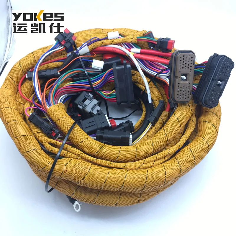 320D C6.4 Engine External Wiring Harness 291-7590 306-8610 For Caterpillar Parts Excavator Accessories Wire Cable