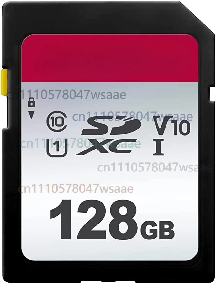 1 unidad de tarjeta de memoria Transcend SDXC V10 de 128 GB para Canon T7 T7i SL1 T6 T6i T5 80D, 95% nueva