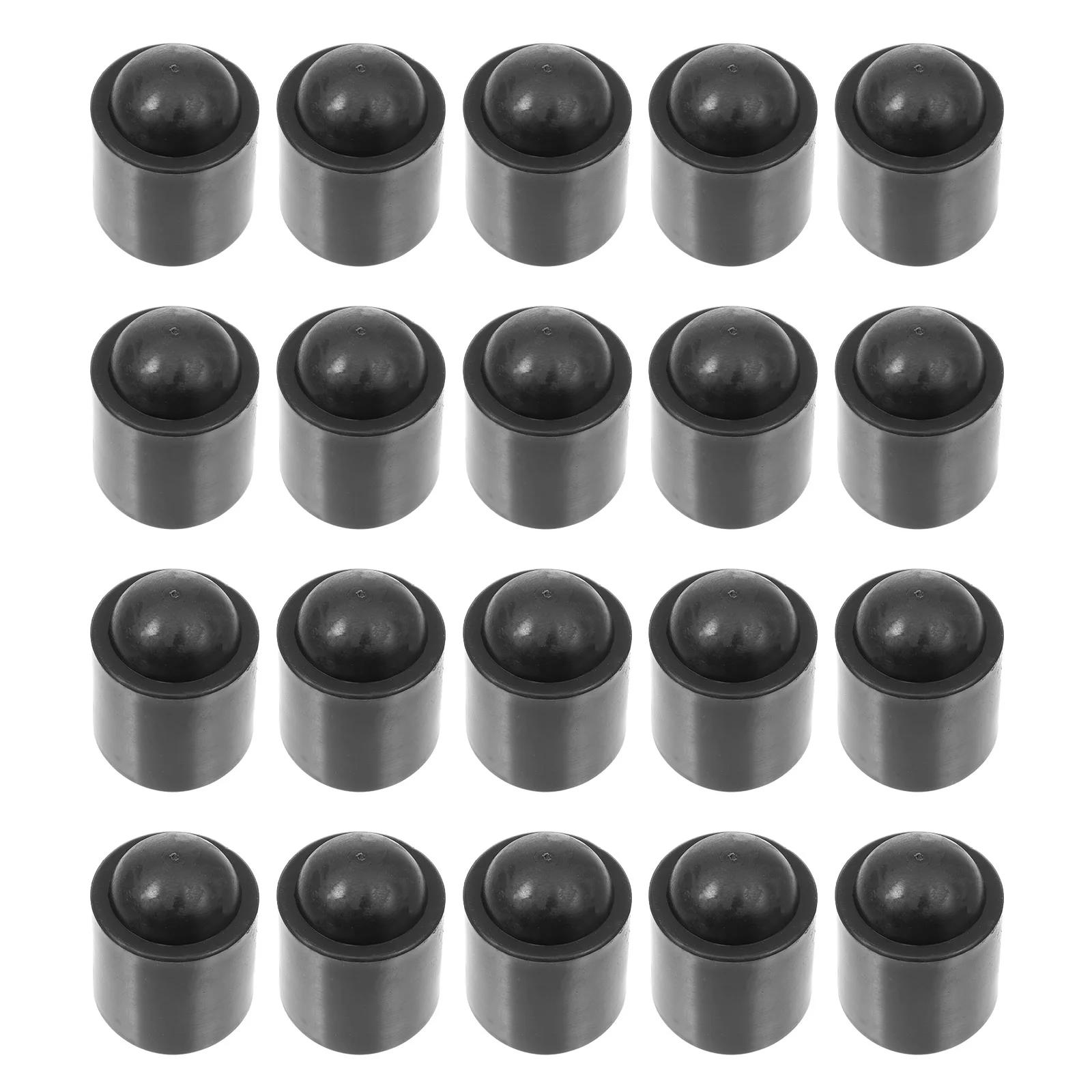 

20Pcs Replaceable Cue Ends Protectors Billiard Cues End Covers Pool Cues Protector Lightweight Secure Fit for Billiard Supply