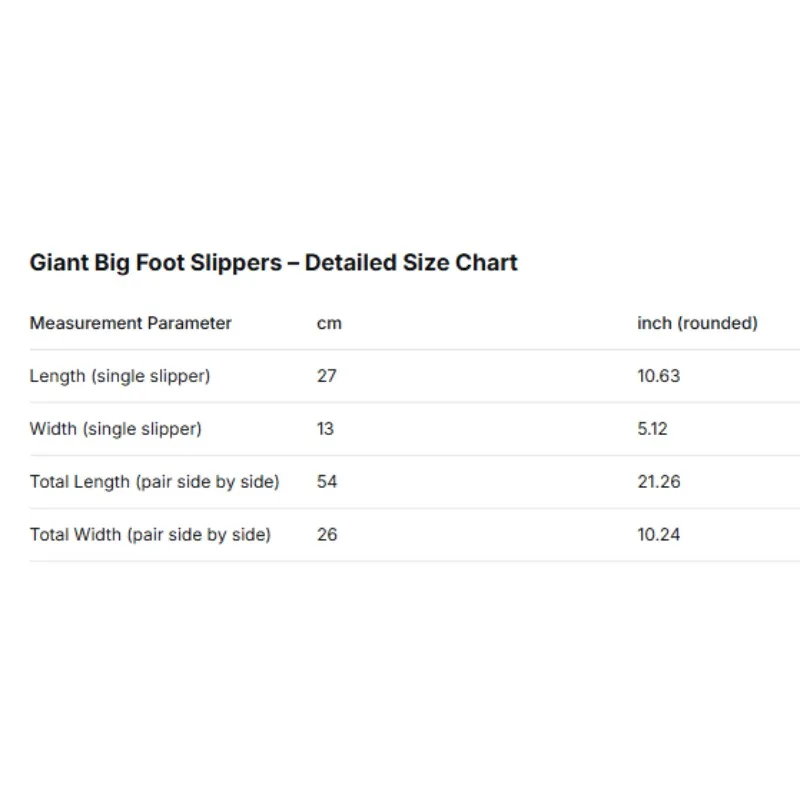 2026 New Halloween Giant Big Foot Slippers Prop for Cosplay Masquerade Party Performance Toy